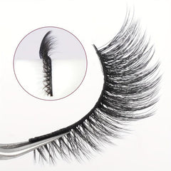 7 Pairs Fox Eye Cat Eye False Eyelashes Natural Thick Lashes Extension