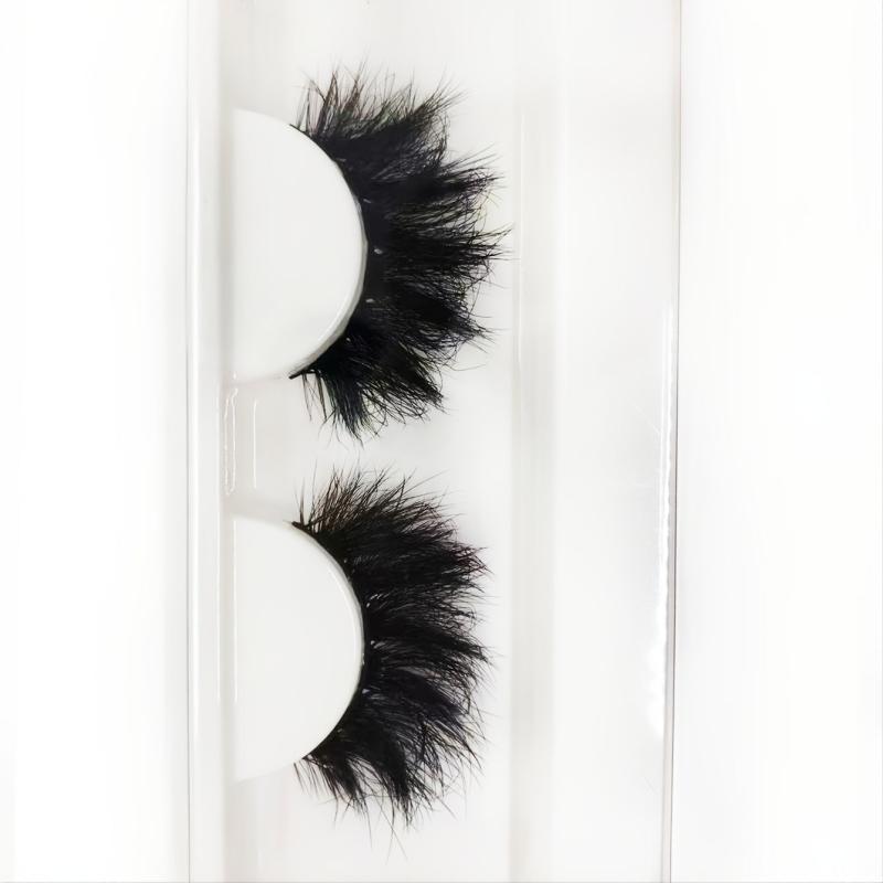 2 Pairs Faux Mink False Eyelashes for Dramatic Makeup