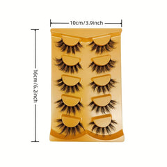 Faux Mink False Eyelashes Stage Use Thick Extension 3D Curling Reusable