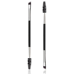 2 Pcs Double Ended Eyebrow Brush & Spoolie for Brow Powder