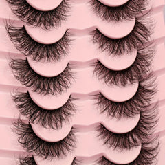 Fox Eye 3D False Eyelashes Natural Look Dramatic Volume