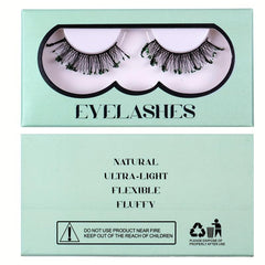 Glitter False Eyelashes D Curling Sequin Decorative Lashes