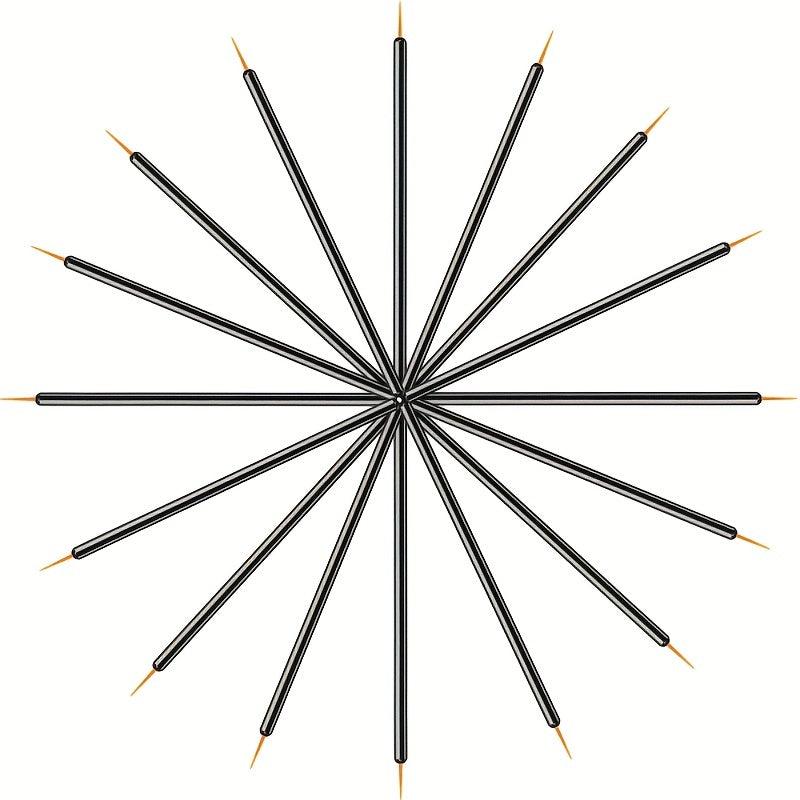 50Pcs Disposable Eyeliner Makeup Brushes Fine Nylon Hair Beauty Make Up Brush