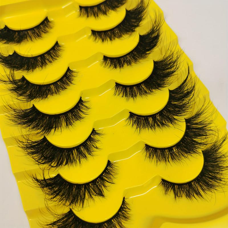 Natural Faux Mink False Eyelashes for Daily Travel and Parties