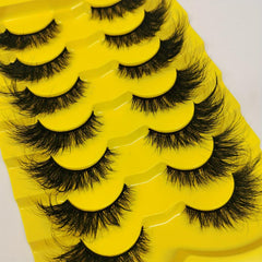 Natural Faux Mink False Eyelashes for Daily Travel and Parties