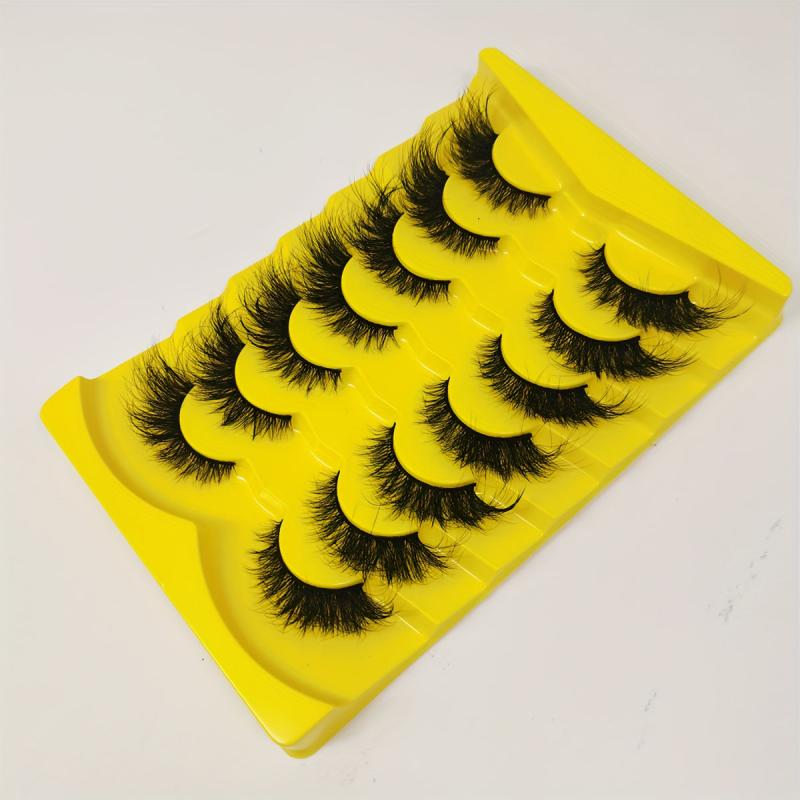 Natural Faux Mink False Eyelashes for Daily Travel and Parties