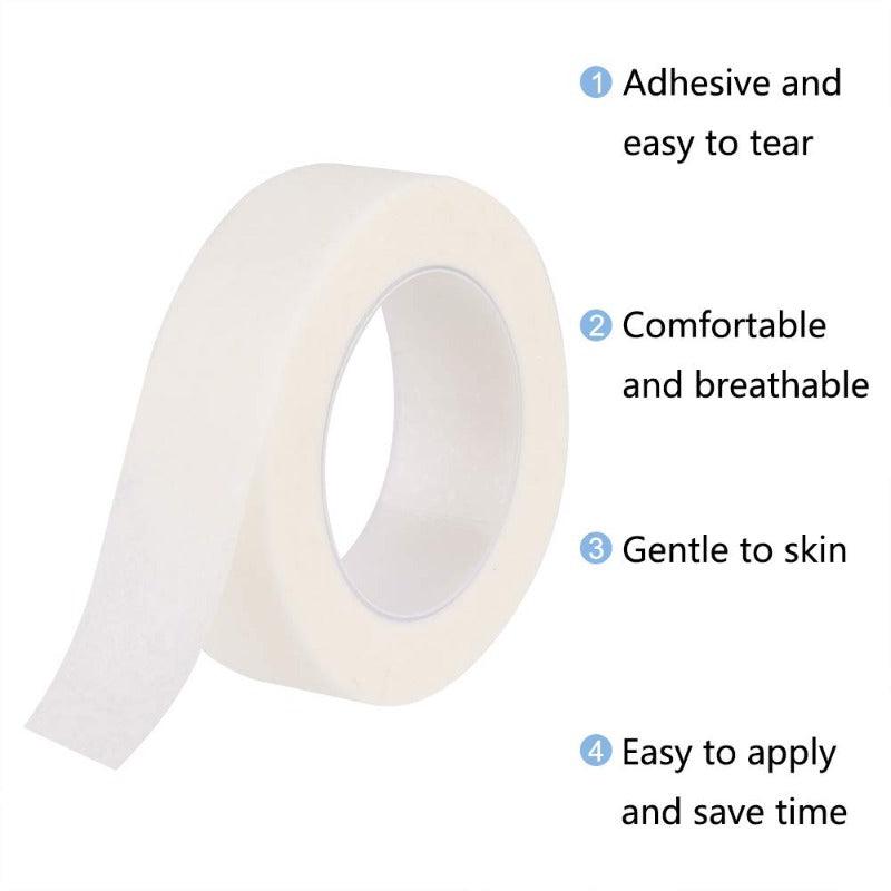 5Pcs Med Paper Tapes Eyelash Extension Lint Tape False Lashes Patch