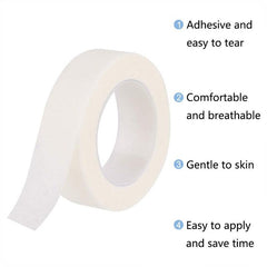 5Pcs Med Paper Tapes Eyelash Extension Lint Tape False Lashes Patch