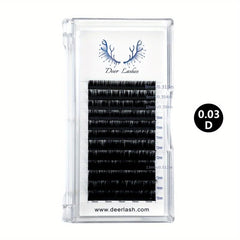 Individual Volume Lash Trays C CC D DD Curl 8-15mm Soft Lightweight Cruelty-Free