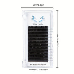 Individual Volume Lash Trays C CC D DD Curl 8-15mm Soft Lightweight Cruelty-Free