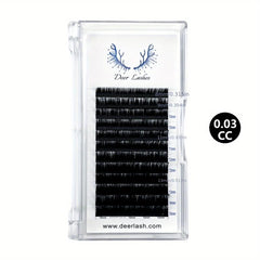 Individual Volume Lash Trays C CC D DD Curl 8-15mm Soft Lightweight Cruelty-Free