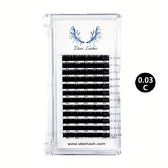 Individual Volume Lash Trays C CC D DD Curl 8-15mm Soft Lightweight Cruelty-Free