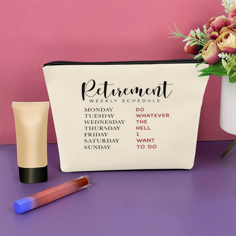 Retirement Funny Makeup Bag