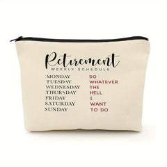 Retirement Funny Makeup Bag