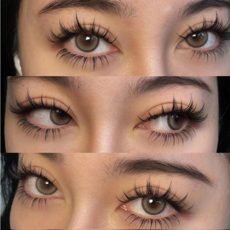 Natural Slender False Eyelashes Reusable Wispy Extension Makeup Tool