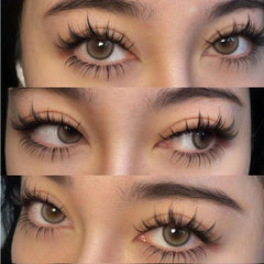 Natural Slender False Eyelashes Reusable Wispy Extension Makeup Tool