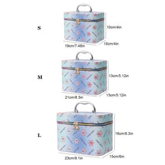 Floral Toiletry Makeup Bag Travel Cosmetic Organizer