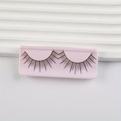 4pcs Eye Makeup Set - Powder Puff, Lashes, Trimmer Blade, Sponge Brush