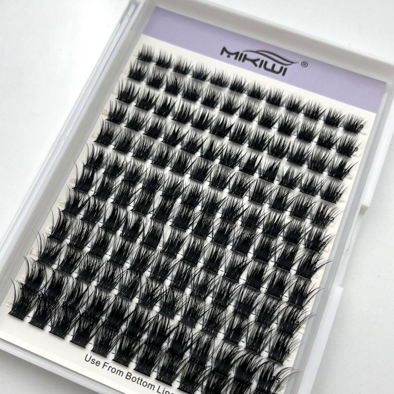 144Pcs Cluster Eyelashes 0.07 D Curl Mix 9-16mm Volume False Eyelash Extension