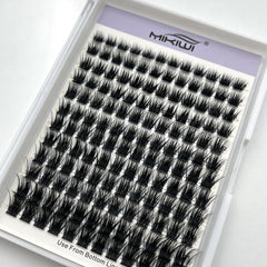 144Pcs Cluster Eyelashes 0.07 D Curl Mix 9-16mm Volume False Eyelash Extension