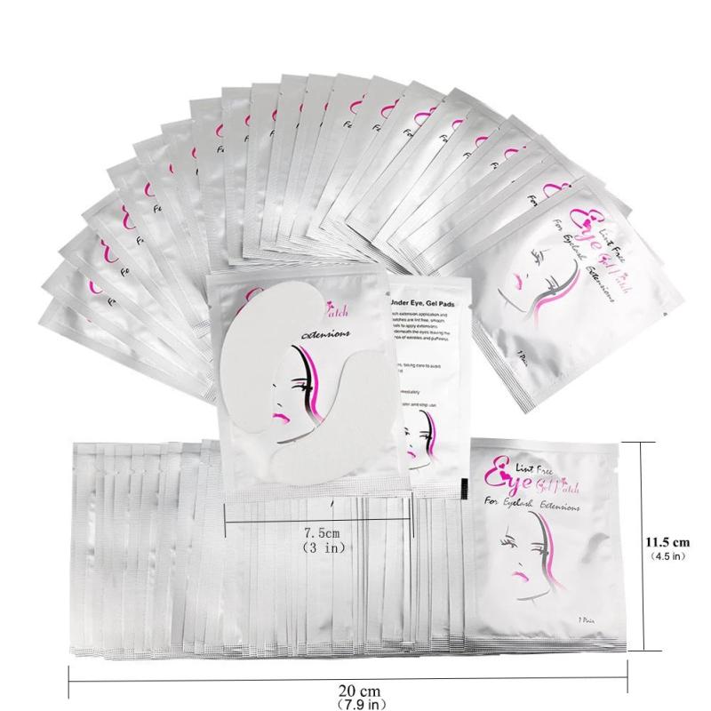 Eyelash Extension Supplies Set Lashes Micro Brush Tape Glue Ring Eye Pad