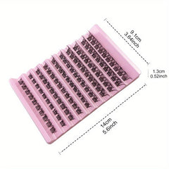 D Curl Individual Lash Clusters False Eyelashes Extension
