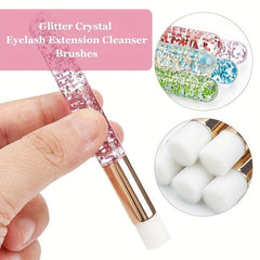 10pc Eyelash Shampoo Brushes for Makeup Cleansing