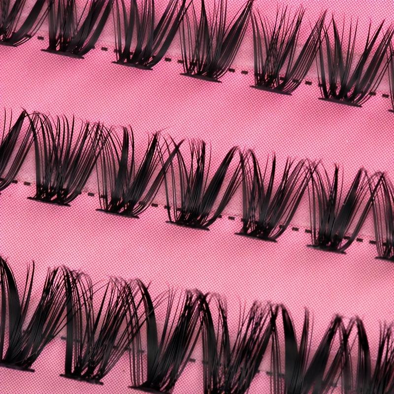 10 Rows 200 Clusters Lashes 3D Effect Eyelashes Set Natural Soft