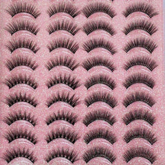 20 Pairs Natural Look Criss Cross False Eyelashes