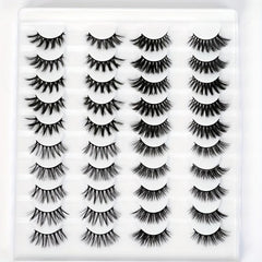 20 Pairs Natural Look Criss Cross False Eyelashes