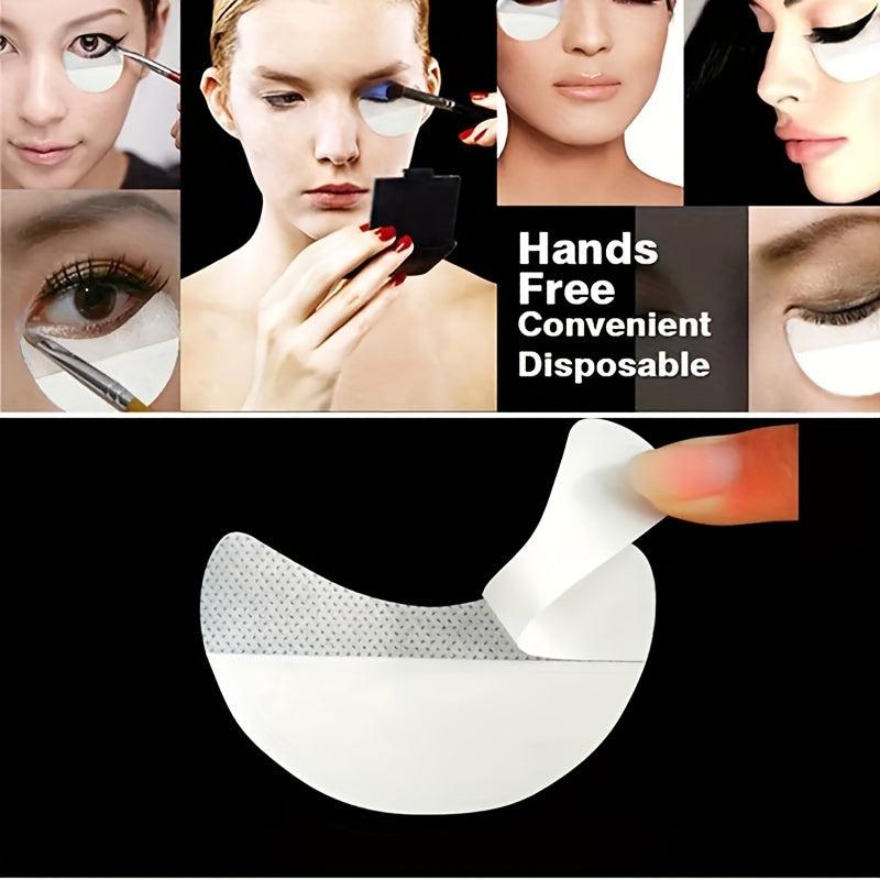 50PCS Eyeliner Shield Eyeshadow Shields Protector Pads Lint Patch False Eyel