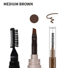 3 IN 1 Eyebrow Kit Brow Sculpt Pomade Pencil 3D Natural Long Lasting Eyebr