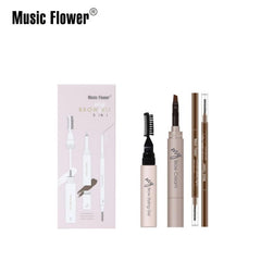 3 IN 1 Eyebrow Kit Brow Sculpt Pomade Pencil 3D Natural Long Lasting Eyebr