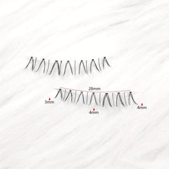5 Pairs Lower False Eyelashes Natural Reusable Soft Lashes Extension