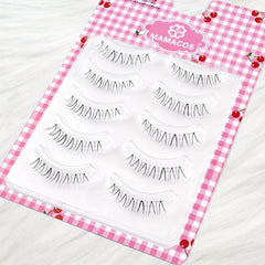 5 Pairs Lower False Eyelashes Natural Reusable Soft Lashes Extension