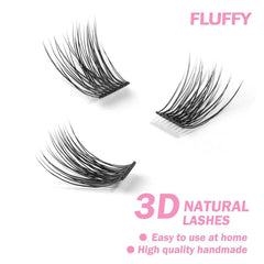 DIY Clusters Eyelash Dovetail Segmented Lashes 48pcs