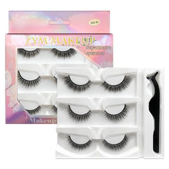 3 Pairs Long Lasting Reusable Faux Mink Lashes