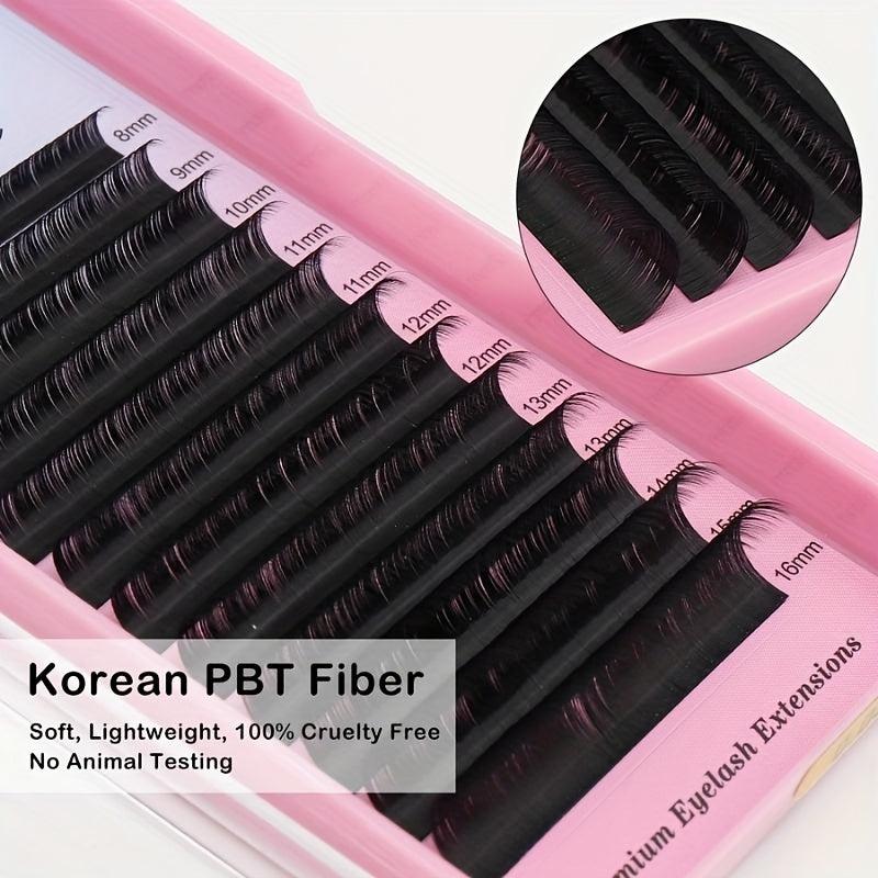 16mm Classic Matte Eyelash Extensions - Salon Use