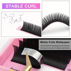 16mm Classic Matte Eyelash Extensions - Salon Use