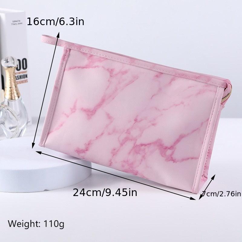 4pcs Marble Makeup Bag Waterproof Travel Cosmetic Organizer Toiletry Bag Pouch