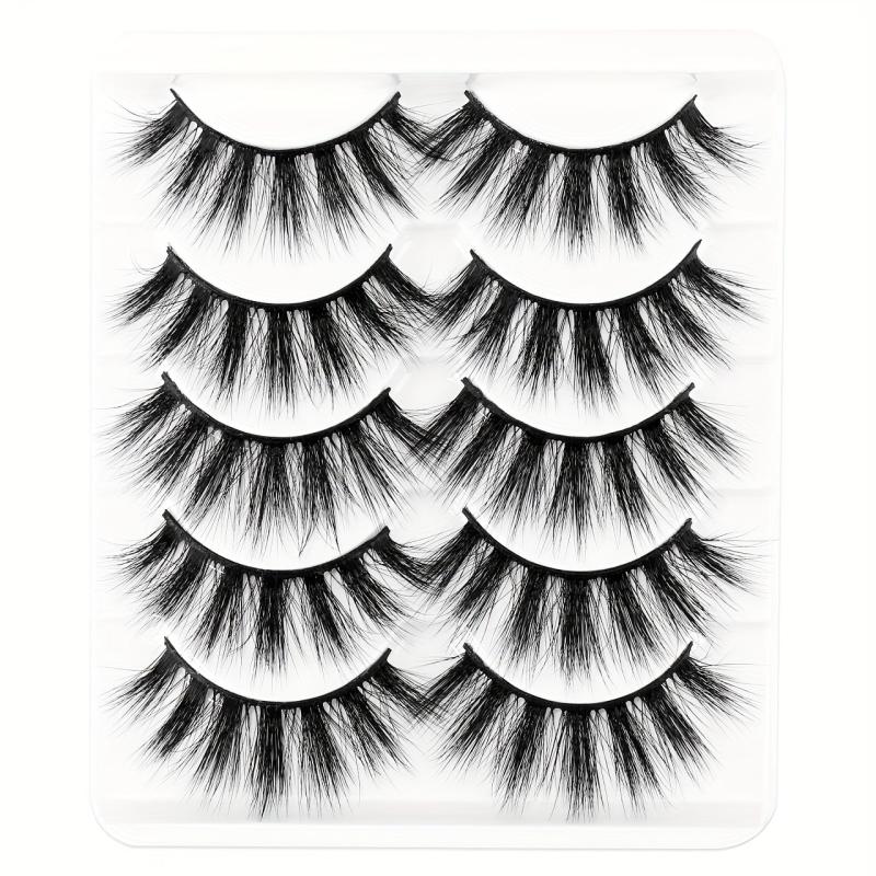 Fiber Silk False Eyelashes Voluminous Curling Cluster 3D False Eyelashes
