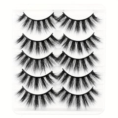 Fiber Silk False Eyelashes Voluminous Curling Cluster 3D False Eyelashes