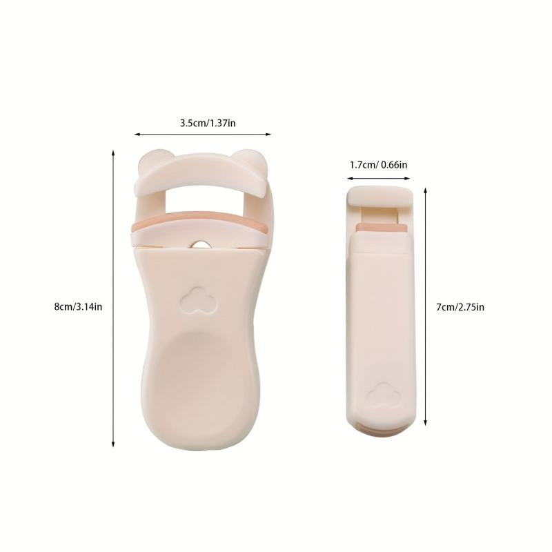 Portable Eyelash Curler Wide Angle Clip with Replacement Pad