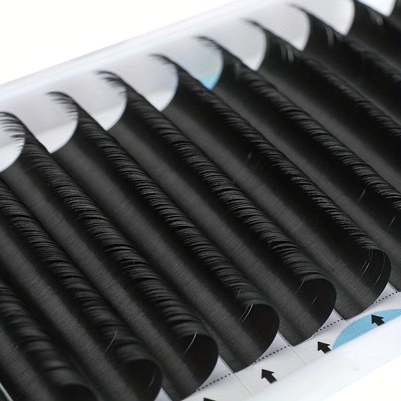 Matte Flat Hair Lashes Natural Cross Fluffy Cluster Lashes Extension