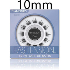 12-16mm Wispy DIY False Eyelash Extension D Curling Lash Clusters