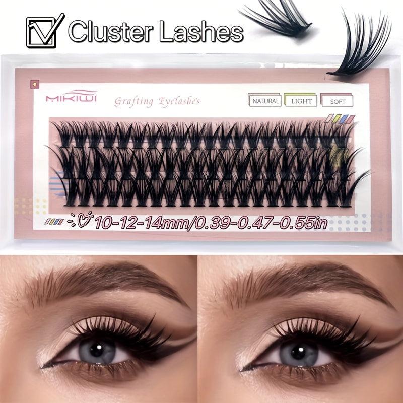 60pcs Cluster Lashes 40D 10 16mm Mix D Curling Individual Lashes Extensions