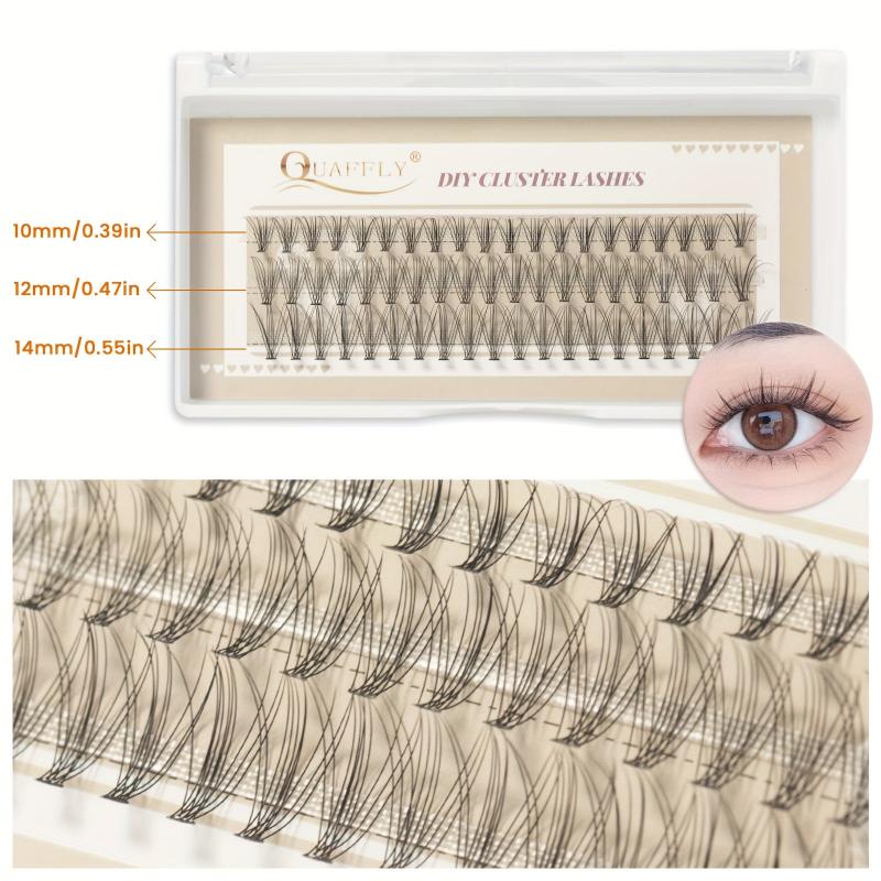 60pcs Cluster Lashes 10D 10 14mm Mix C D Curling Individual Lashes Extensions