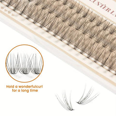 60pcs Cluster Lashes 10D 10 14mm Mix C D Curling Individual Lashes Extensions
