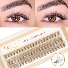 60pcs Cluster Lashes 10D 10 14mm Mix C D Curling Individual Lashes Extensions