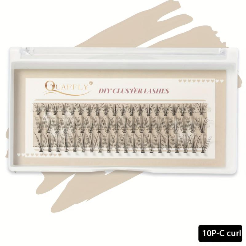 60pcs Cluster Lashes 10D 10 14mm Mix C D Curling Individual Lashes Extensions